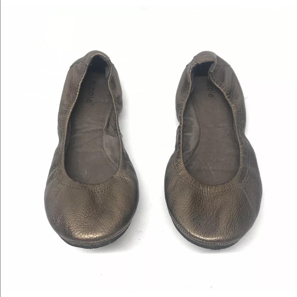 Nicole Coolio Leather Ballet Flats Size 7.5M